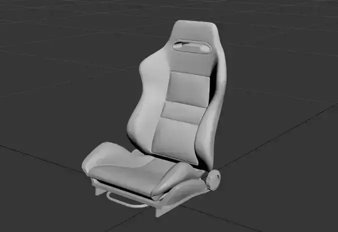 10th scale RC Drift Car Recaro SR3 Confetti seat 3D print model