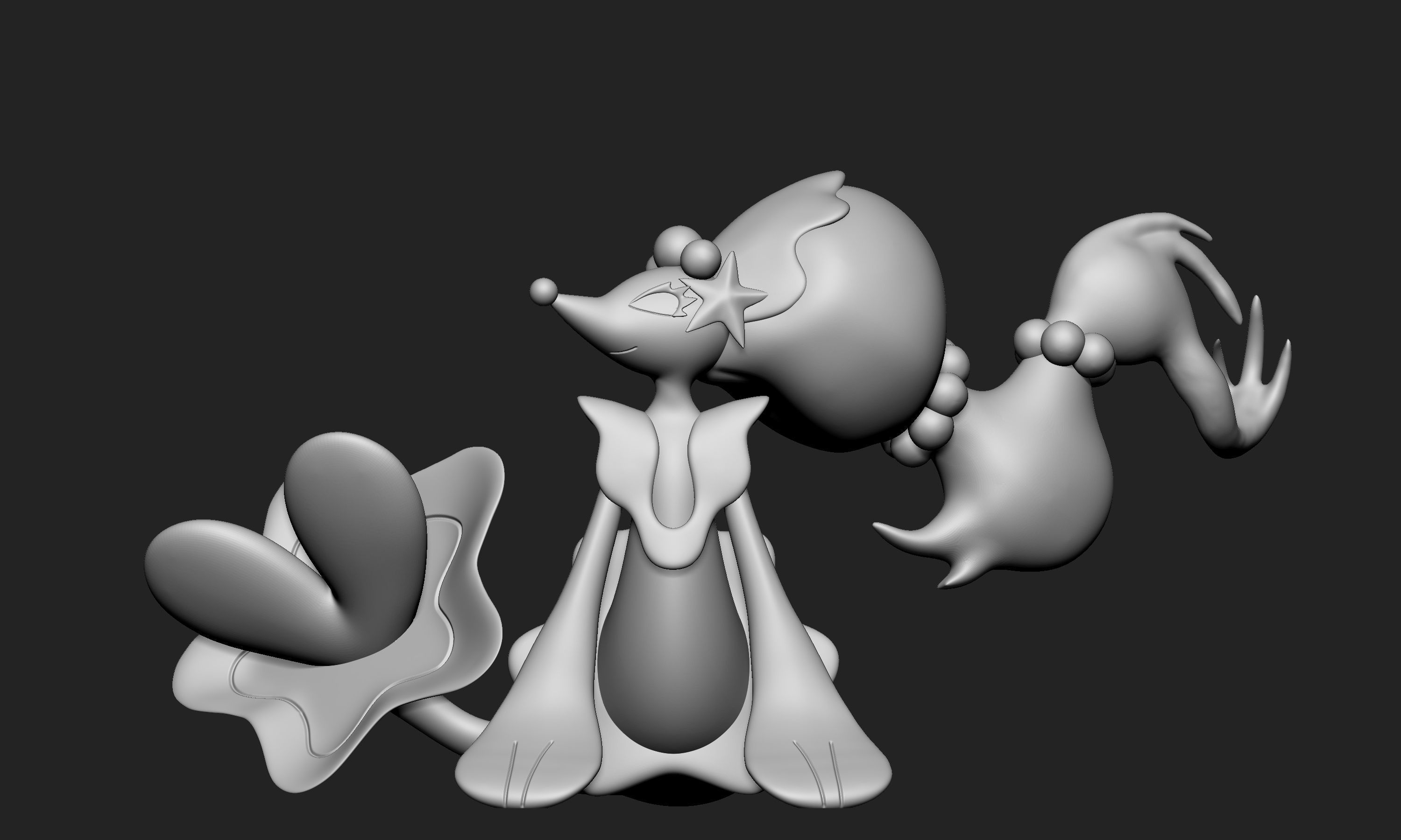 Pokemon - Popplio Brionne and Primarina 3D print model_17