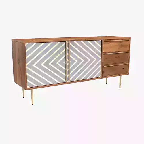 Cabinet by Toshi in acacia wood