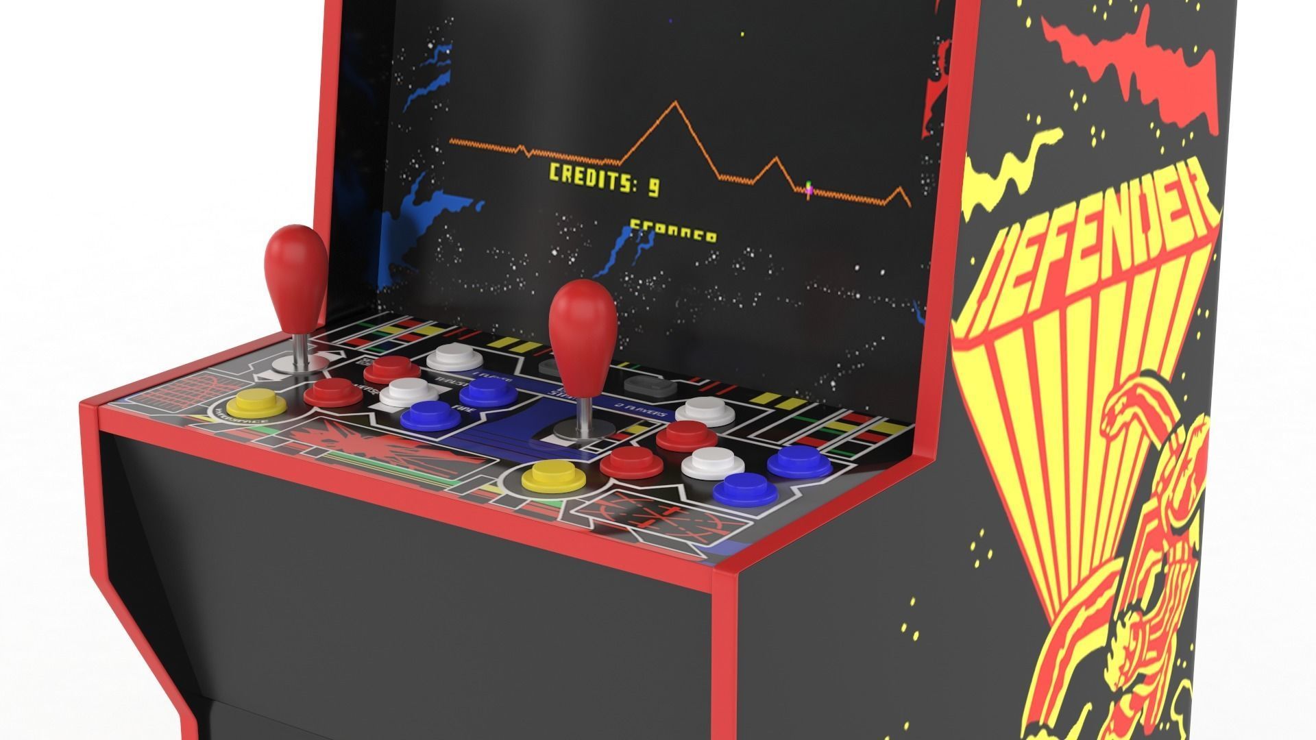 Arcade Machine 3D model_6