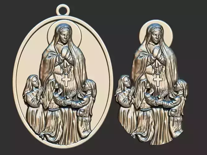 Fatima Nossa Senhora - Our Lady of Fatima 3D print model