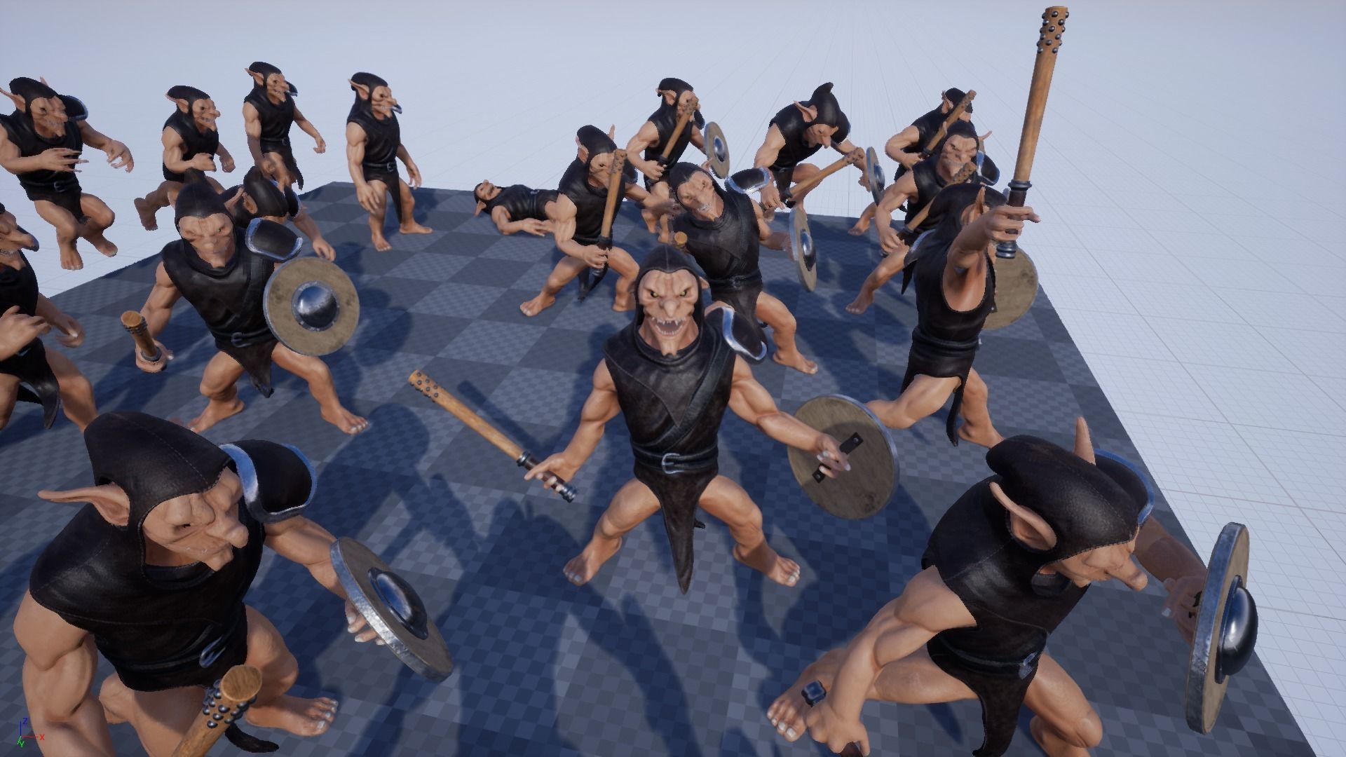 Goblin Warrior Low-poly 3D model_10