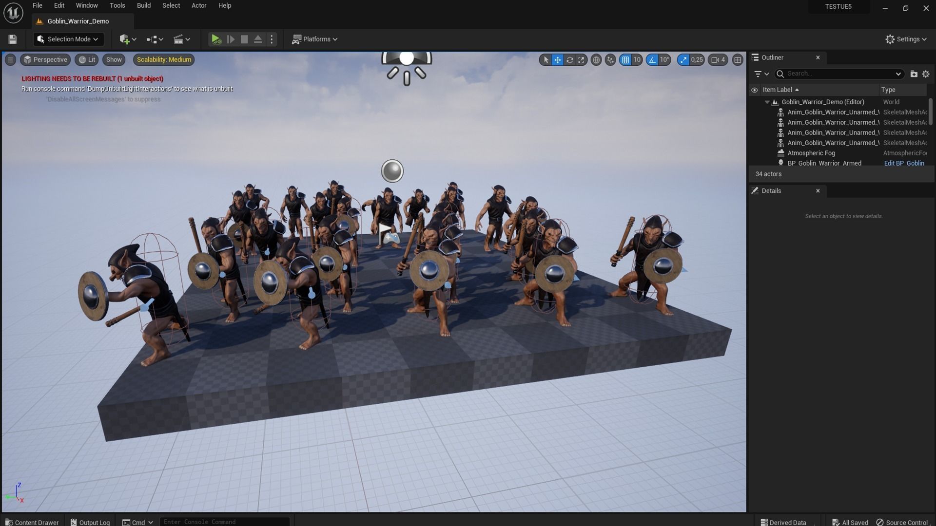 Goblin Warrior Low-poly 3D model_11