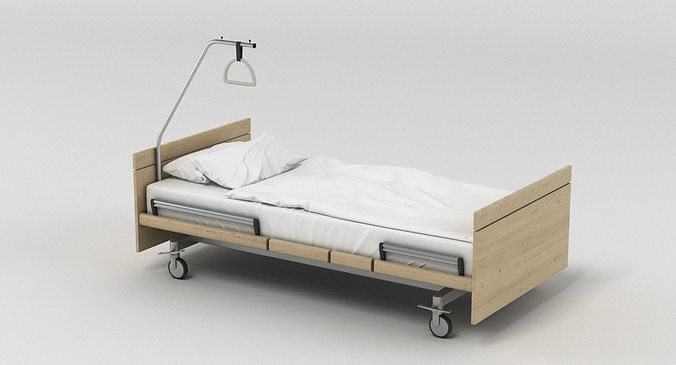 Hospital Bed 1 3D model