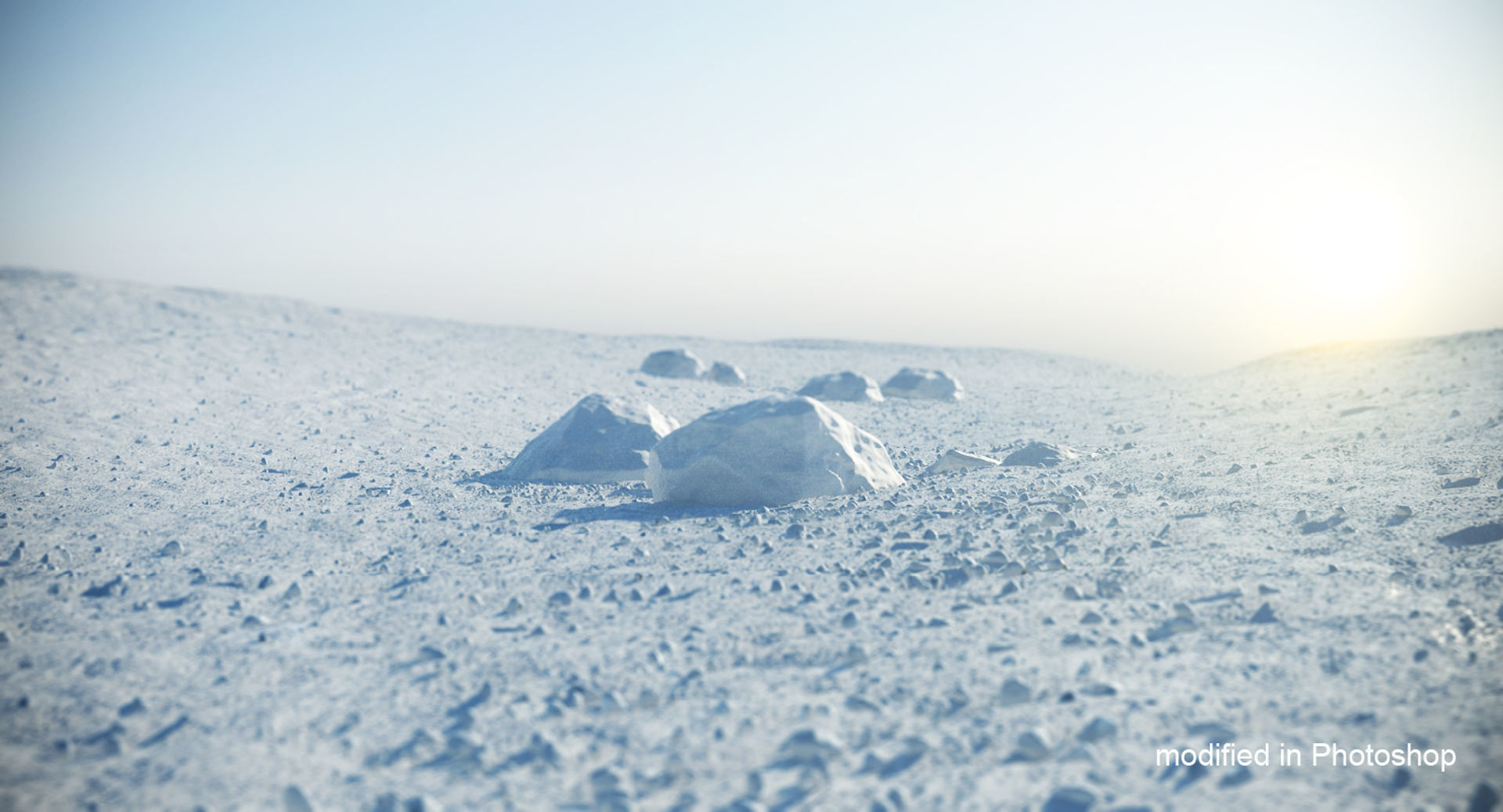 Arctic Surface 3D model_1