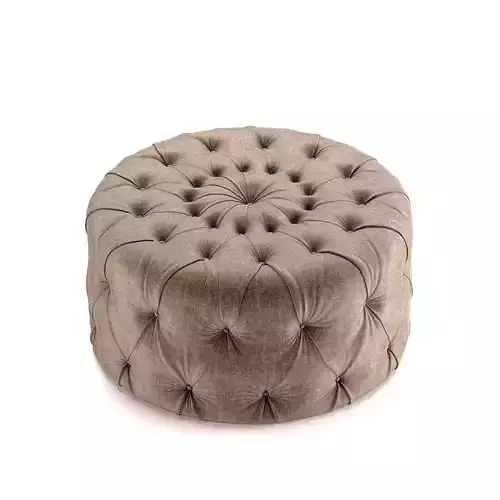 Pouf-EUROSTILE tufted pouf ottoman