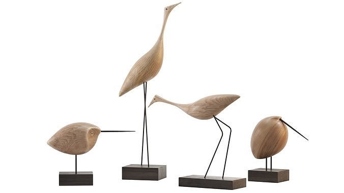 Beak Bird Teak 3D model
