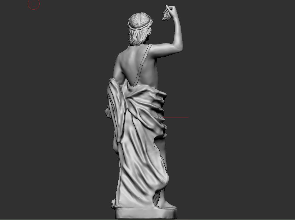 Greek God made of Alabaster 3D print model_1