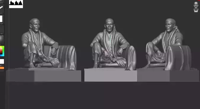 sai baba 3D print model