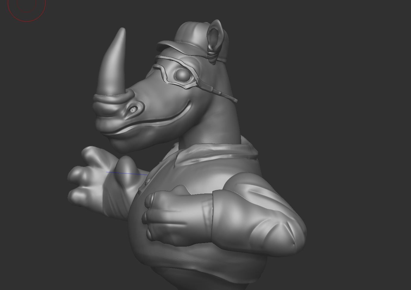 IndianOil Rhino 3D print model_14