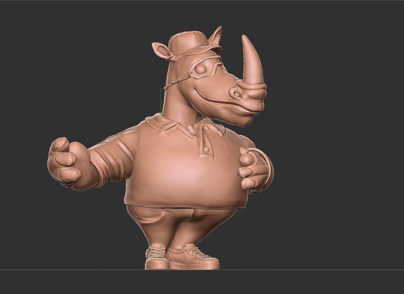 IndianOil Rhino 3D print model_4