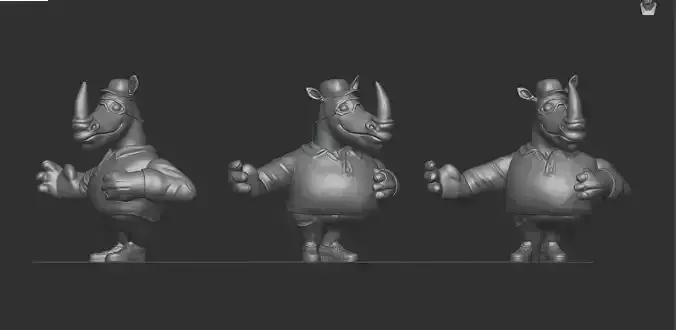 IndianOil Rhino 3D print model