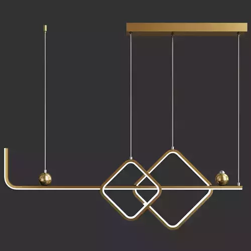Laira Modern LED Pendant Light Low-poly 3D model