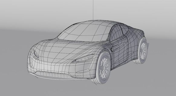 Tesla Roadster 3D model_3