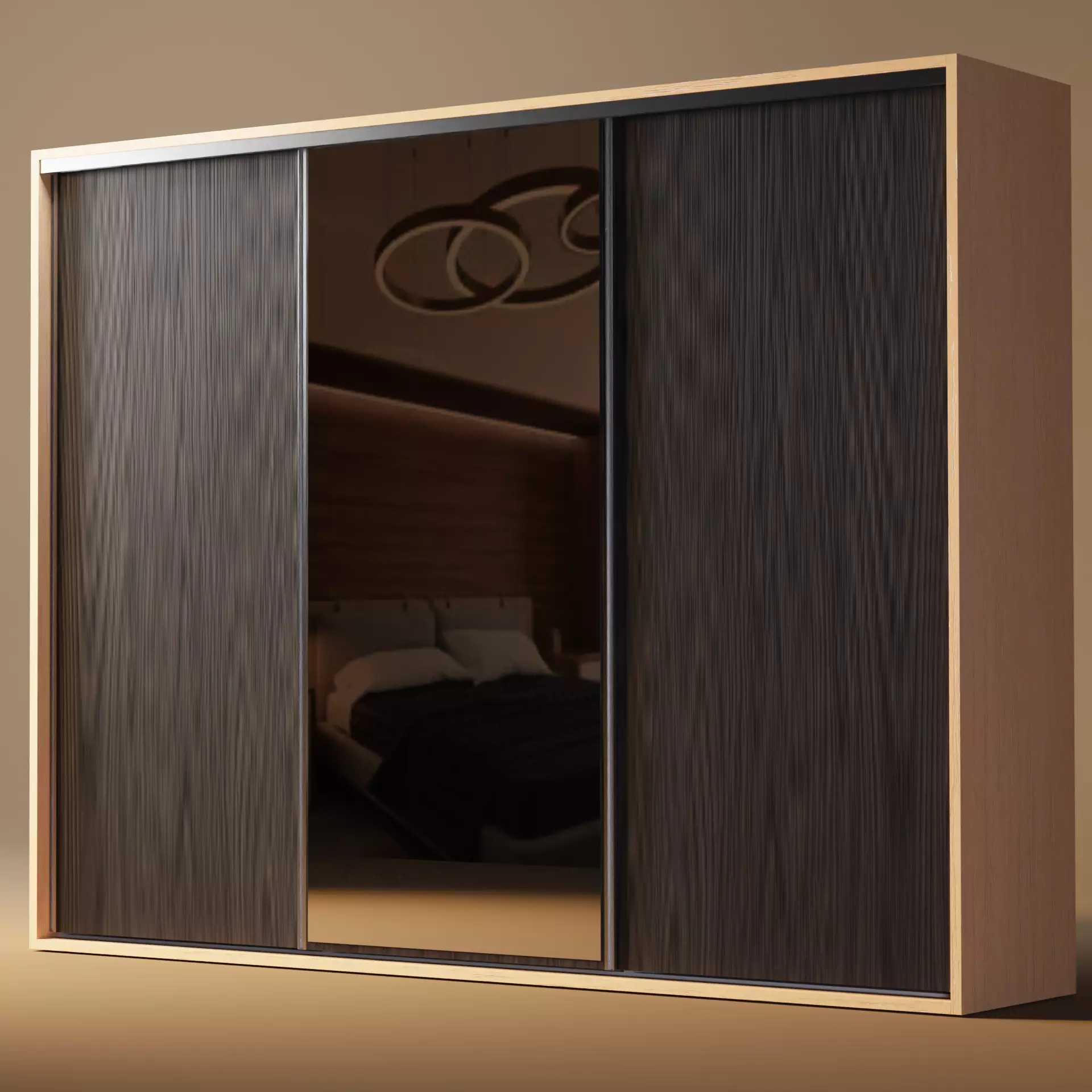 CLOSET COMPLETE INTERIOR WITH DRAWERS AND SLIDE  Free low-poly 3D model_0
