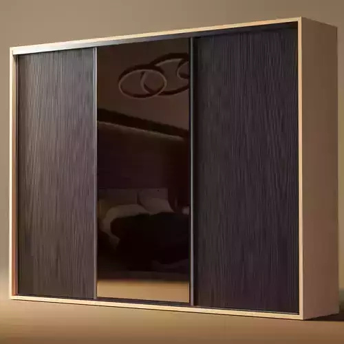 CLOSET COMPLETE INTERIOR WITH DRAWERS AND SLIDE  Free low-poly 3D model