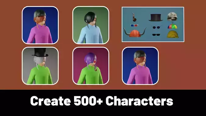 3d NFT Characters - Series XCII