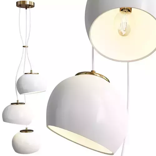 SOFT CERAMIC CLUSTER CHANDELIER