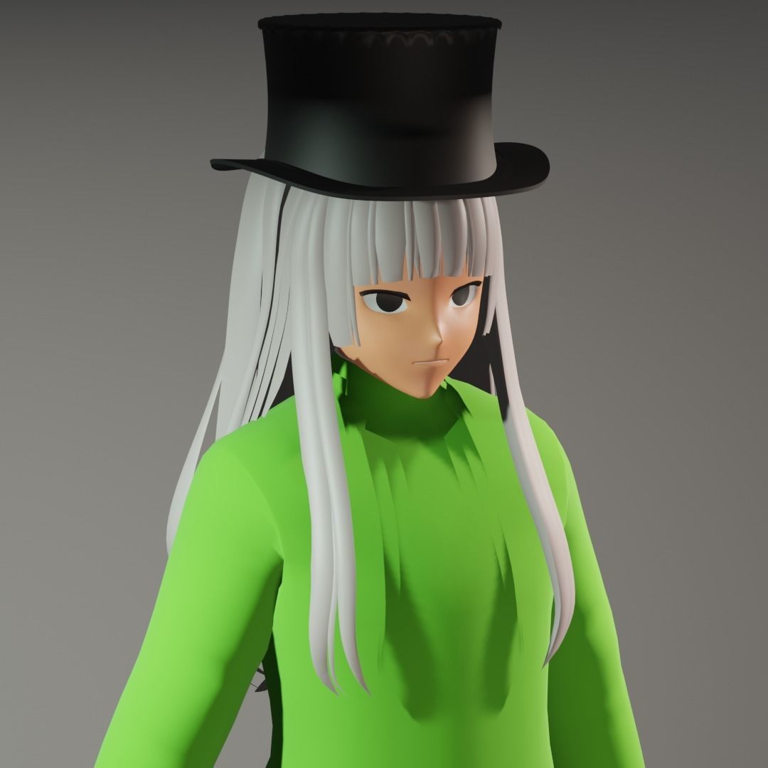 3d NFT Characters - Series XCIII Low-poly 3D model_3