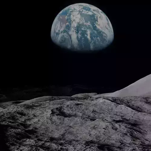 basic moon surface scene 1