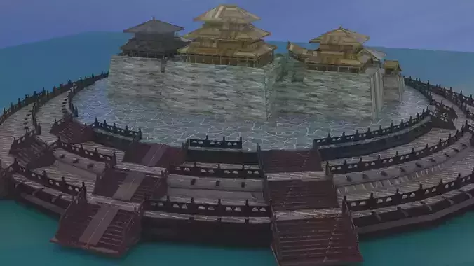 Chinese palace house 