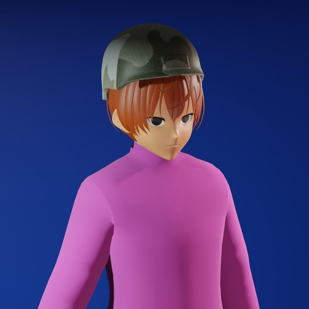 3d NFT Characters - Series XCV Low-poly 3D model_4