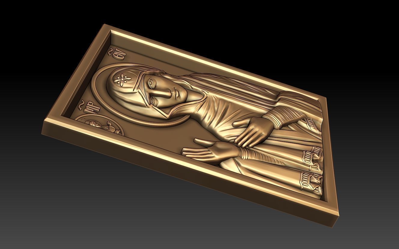 Mother of God Maheriotissa 3D model_11