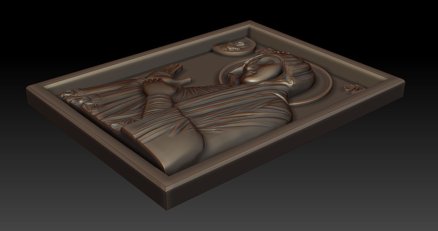 Mother of God Maheriotissa 3D model_4