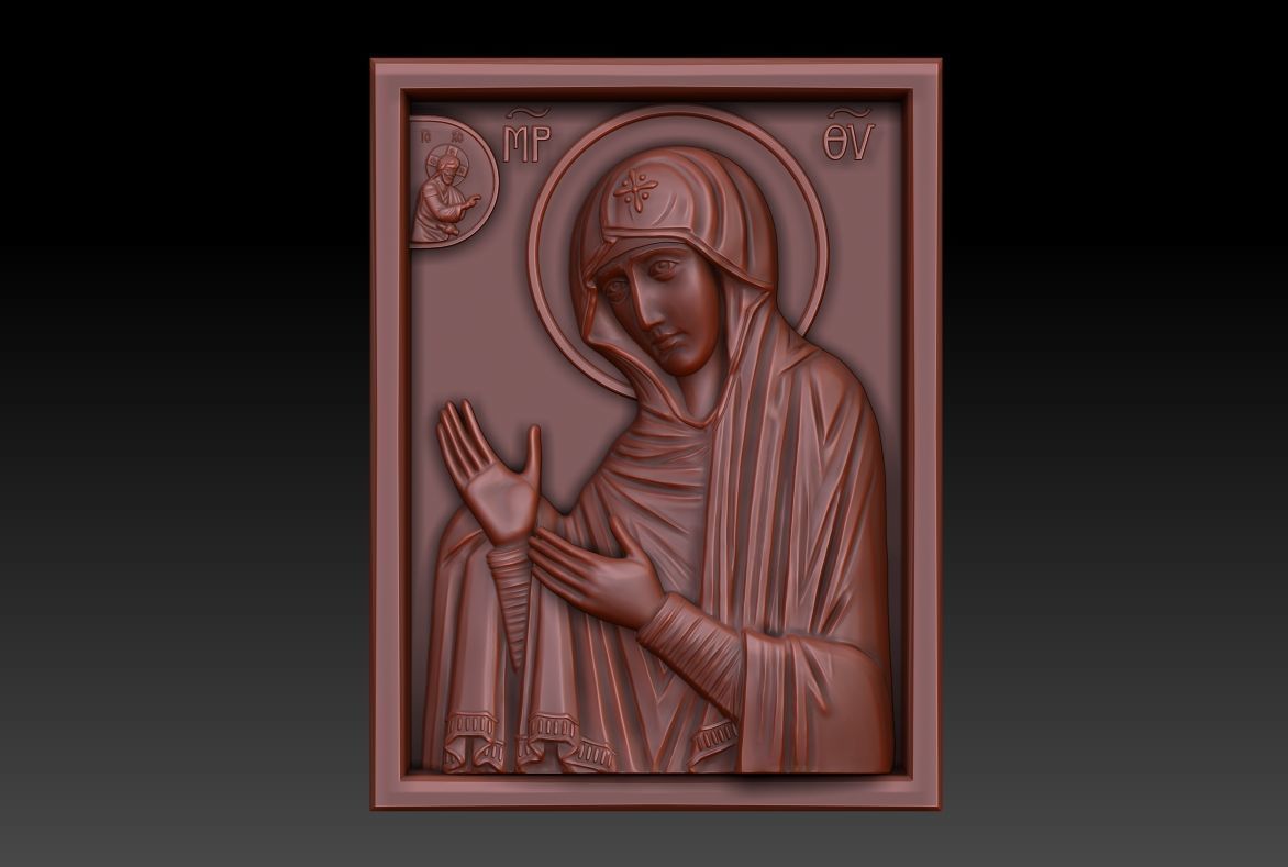 Mother of God Maheriotissa 3D model_15