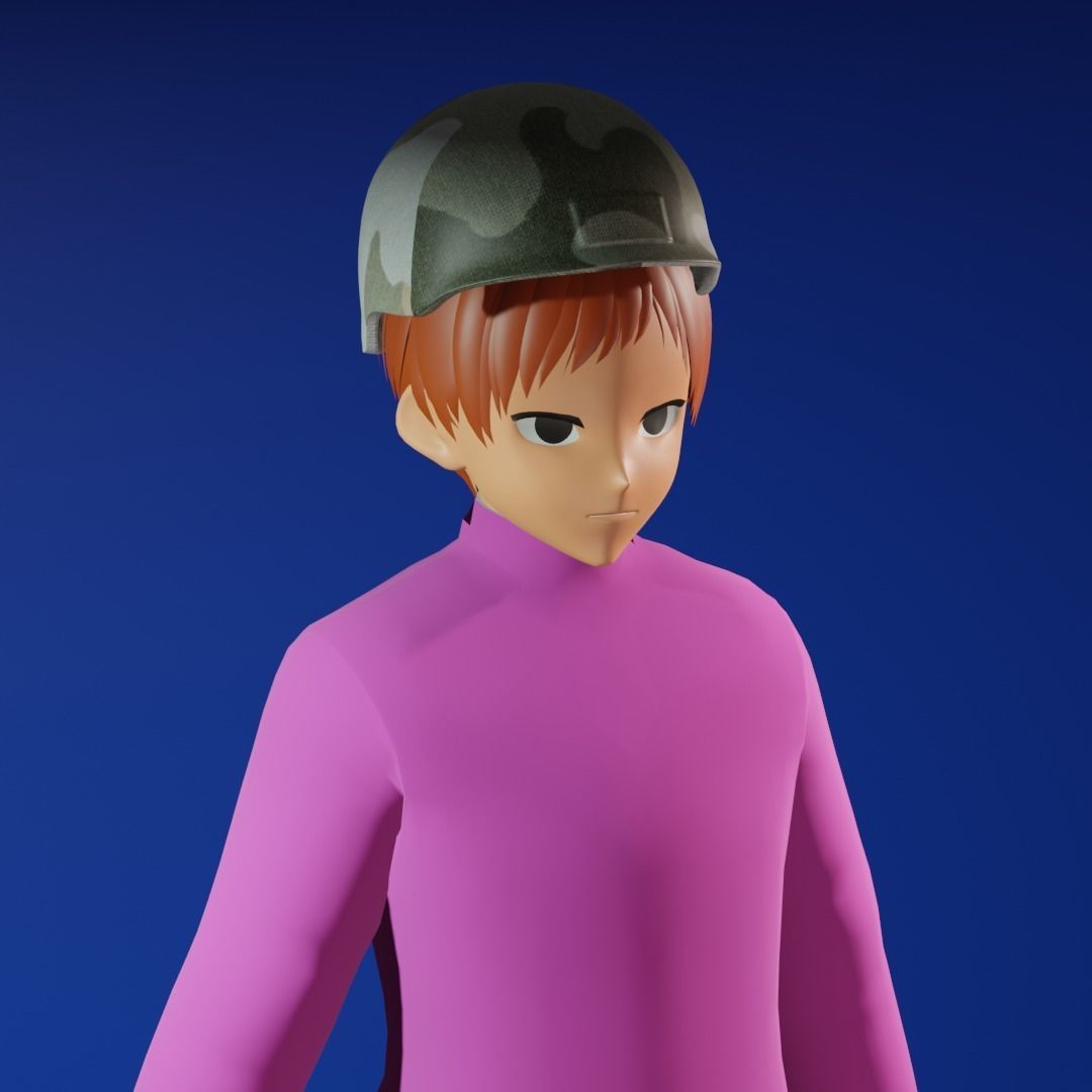 3d NFT Characters - Series LCVIII Low-poly 3D model_4