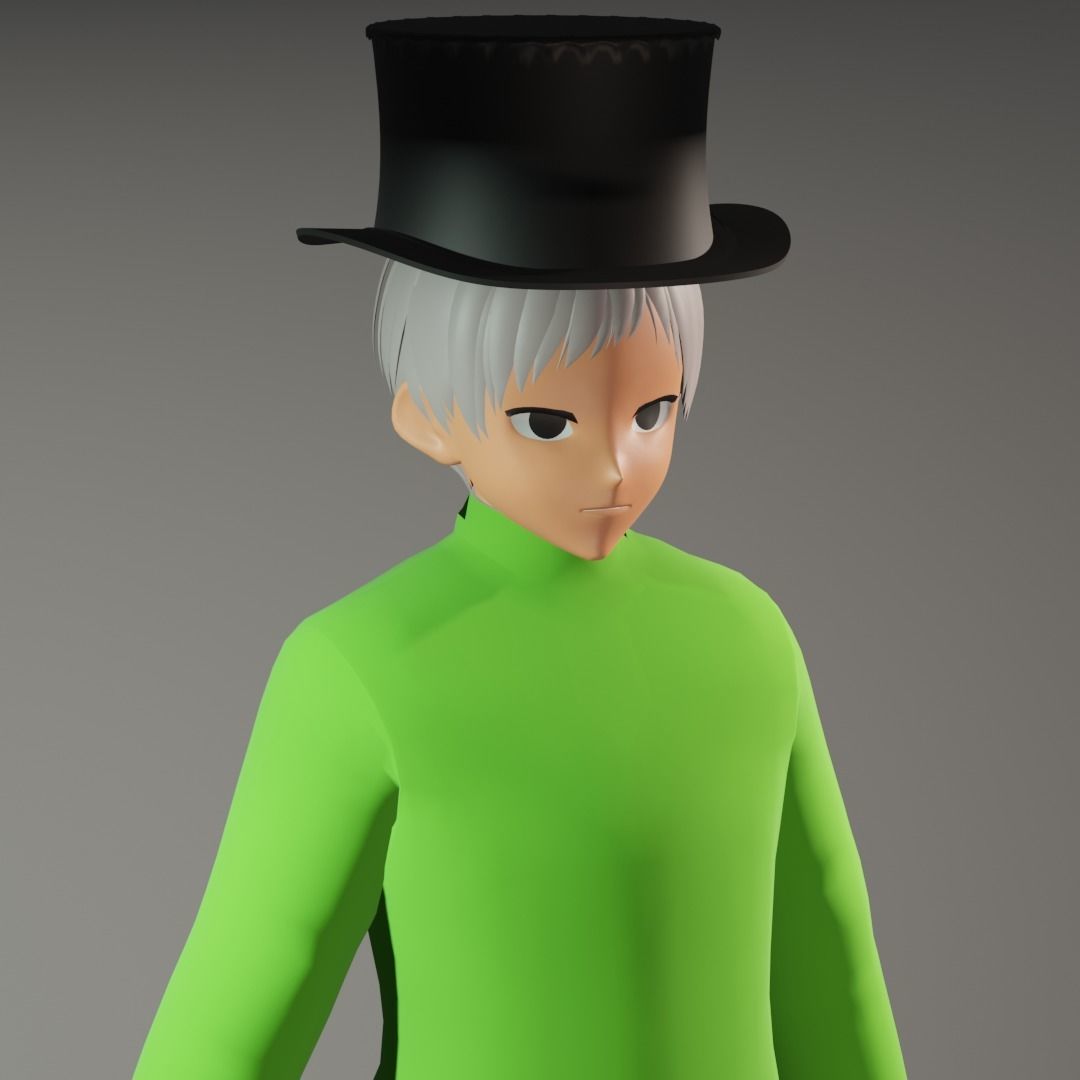 3d NFT Characters - Series LCVIII Low-poly 3D model_5