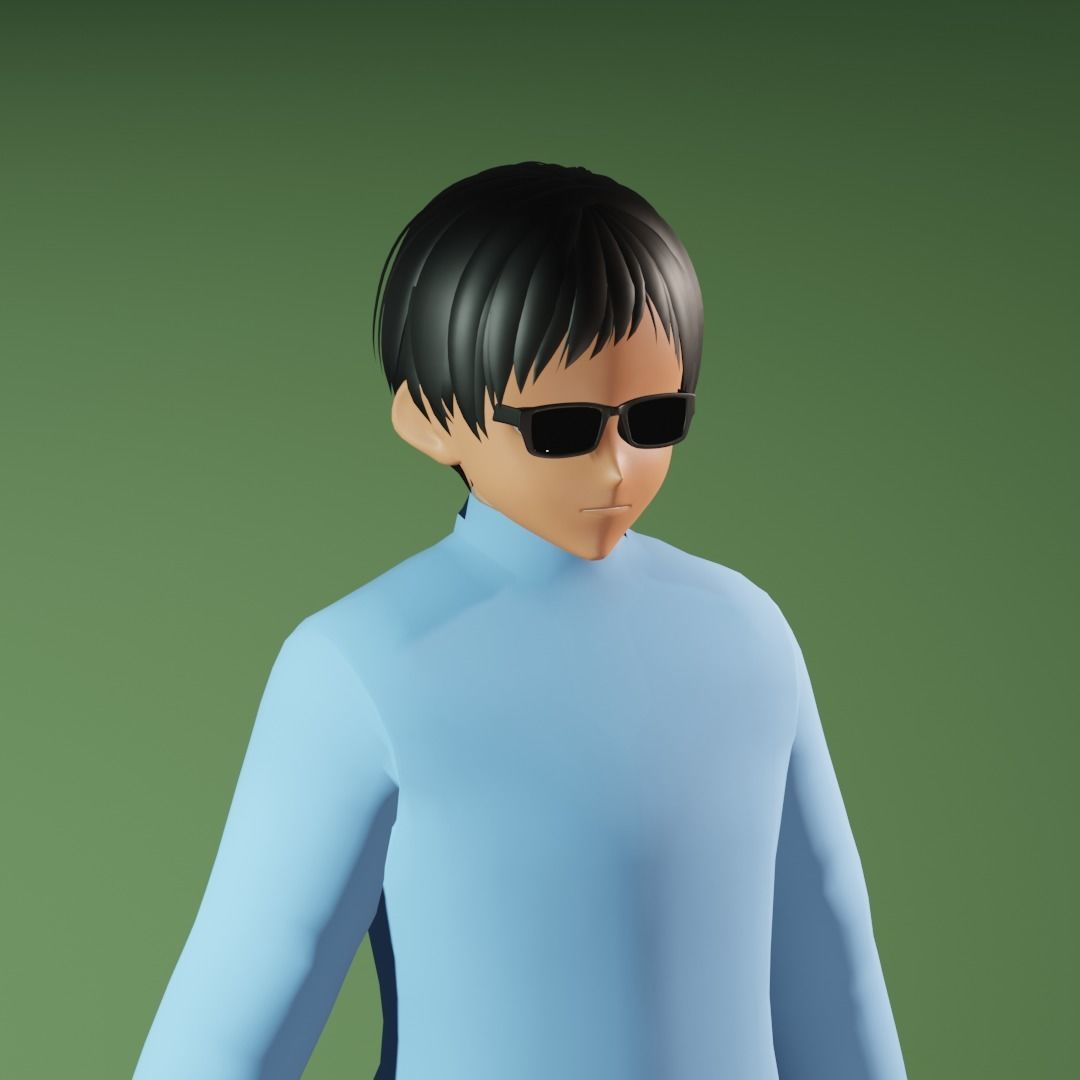 3d NFT Characters - Series LCVIII Low-poly 3D model_2