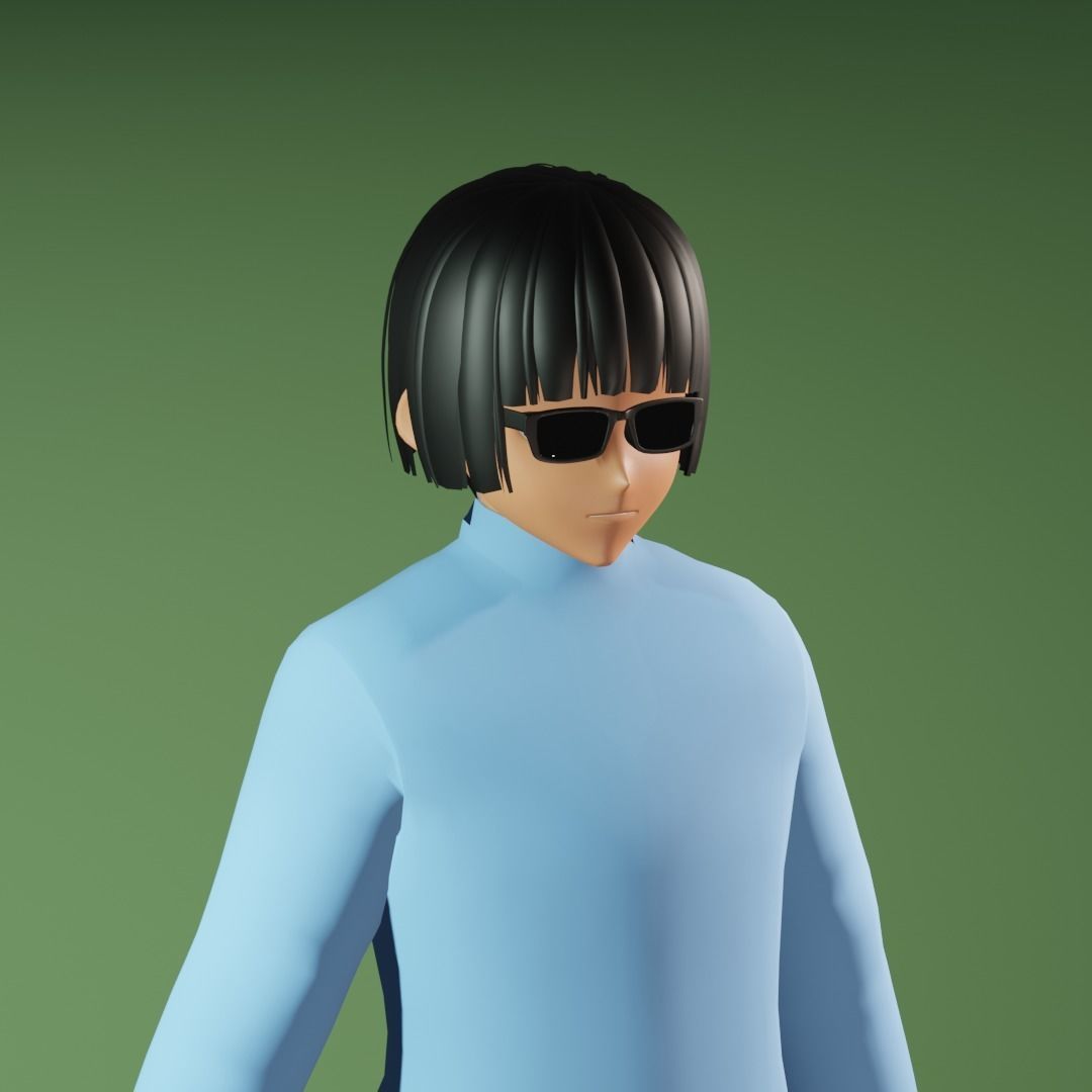 3d NFT Characters - Series XCIX Low-poly 3D model_2