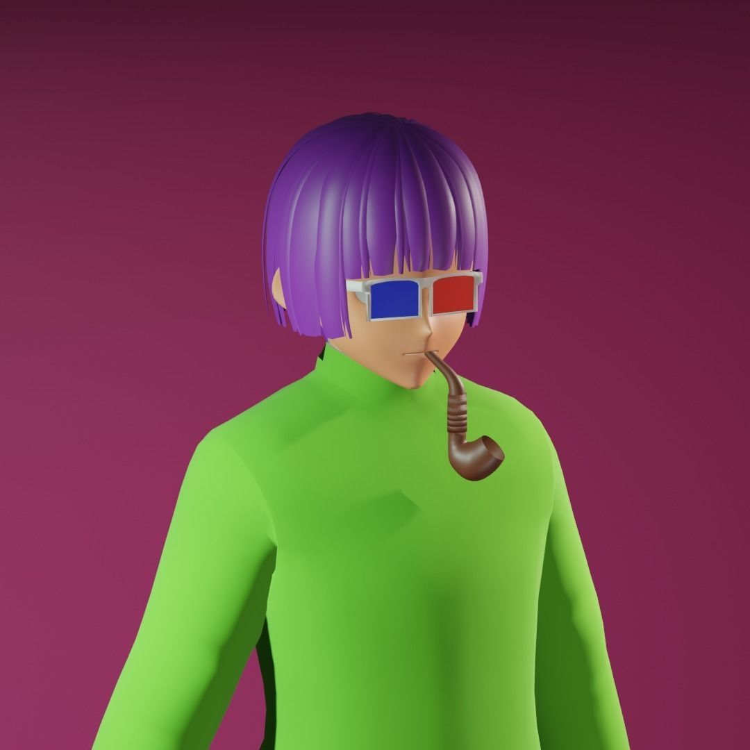 3d NFT Characters - Series XCIX Low-poly 3D model_3