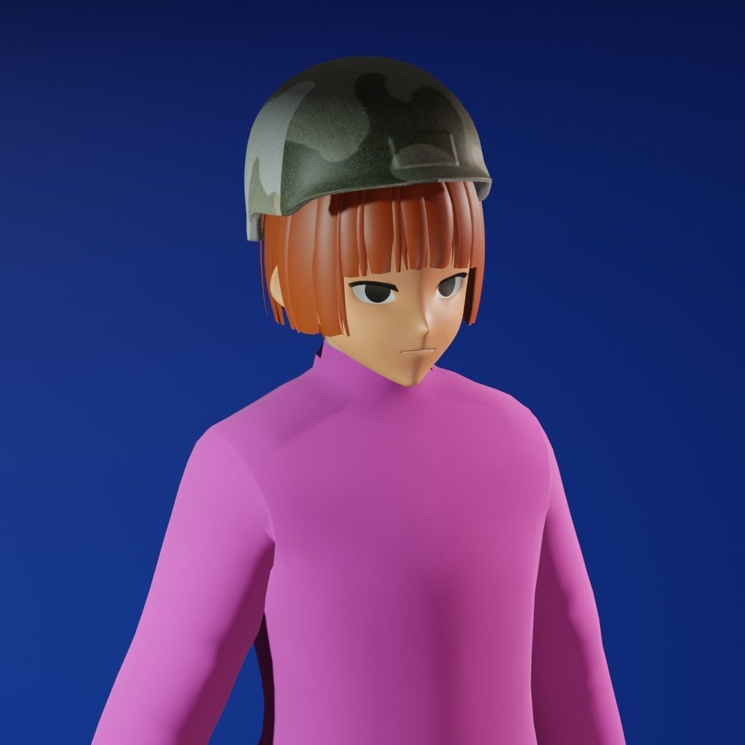 3d NFT Characters - Series XCIX Low-poly 3D model_4