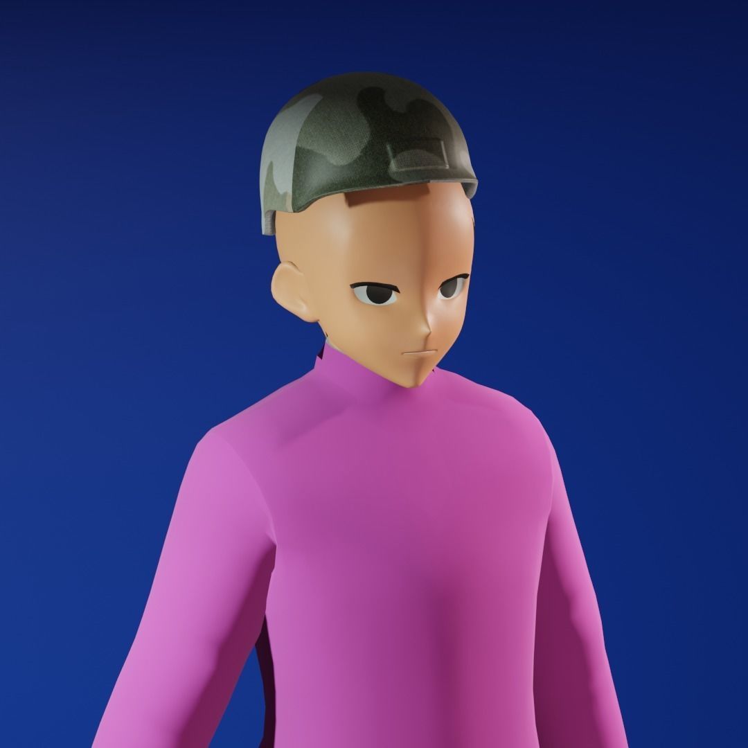 3d NFT Characters - Series C Low-poly 3D model_4