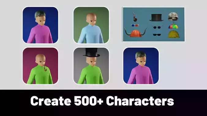 3d NFT Characters - Series C