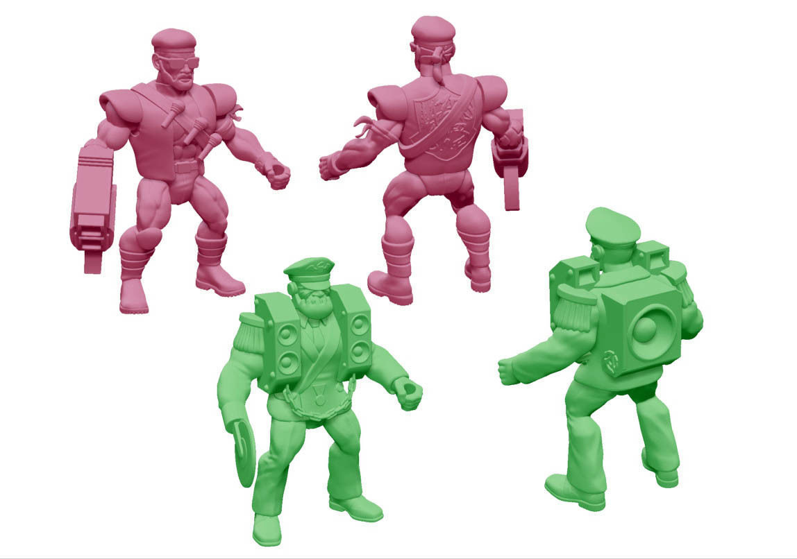 Major Lazer and General Rubbish 3D print model_2