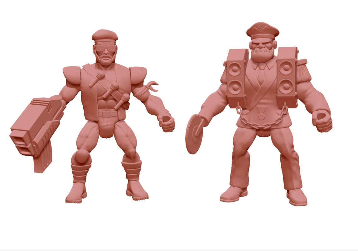 Major Lazer and General Rubbish 3D print model_1