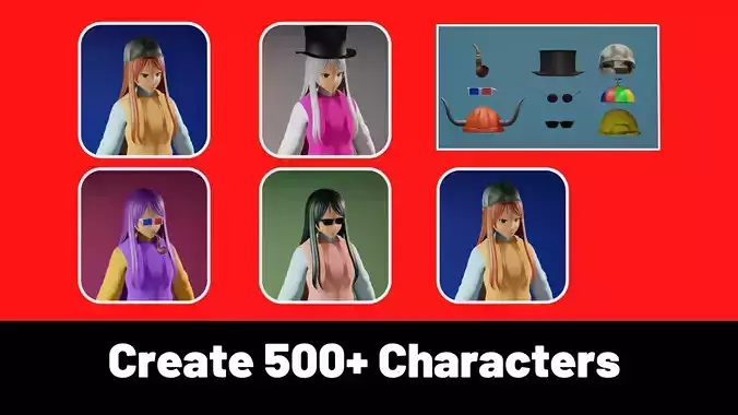 3d NFT Characters - Series CII