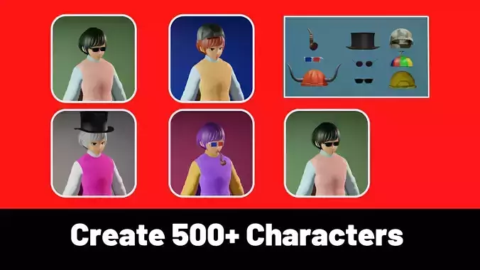 3d NFT Characters - Series CIII