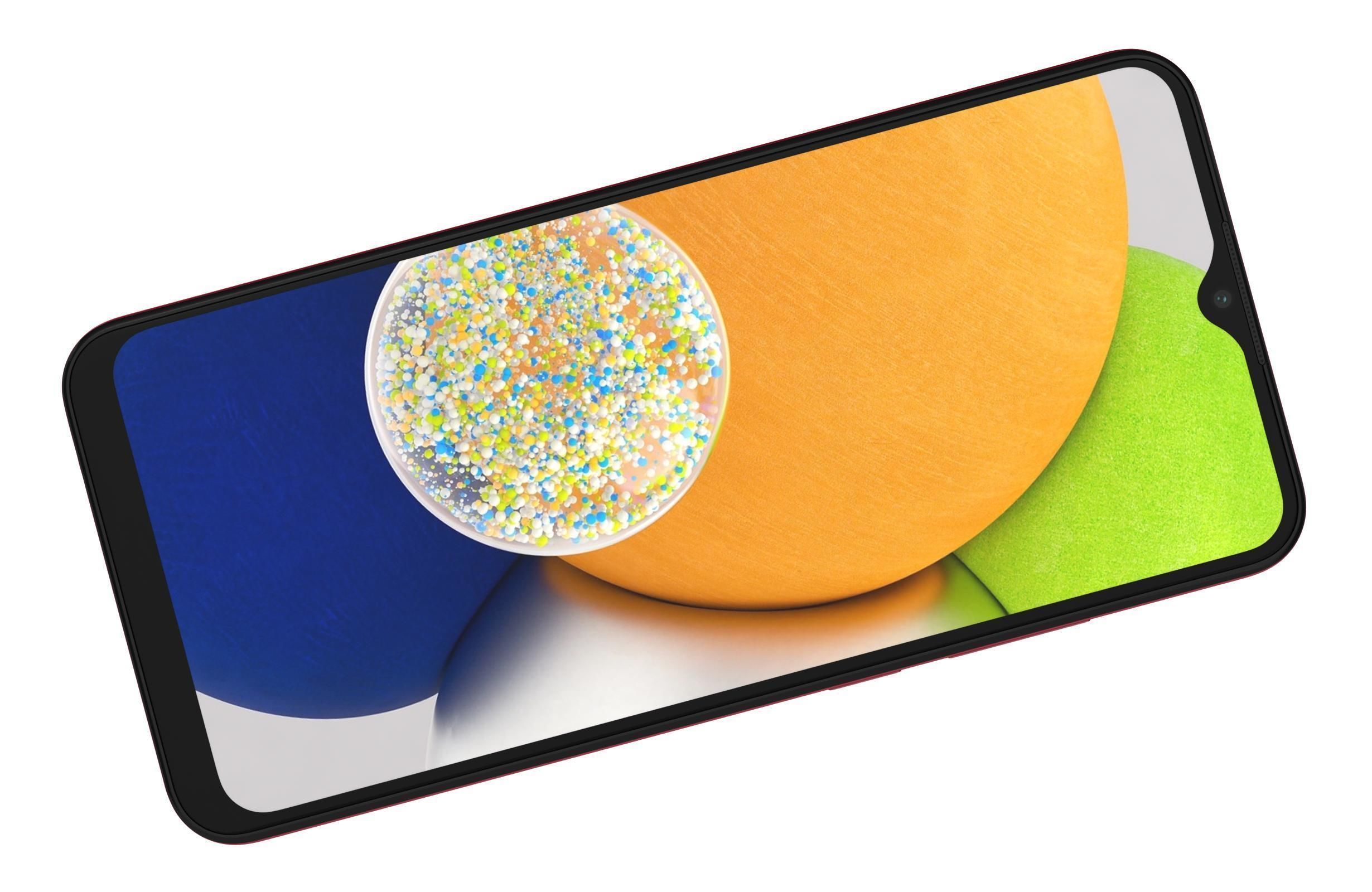 Samsung Galaxy A03 Red 3D model_10