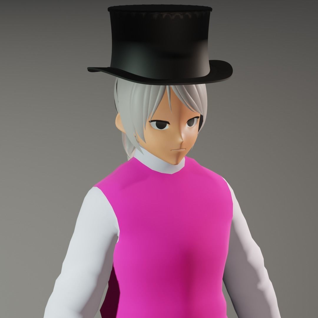 3d NFT Characters - Series CVII Low-poly 3D model_5