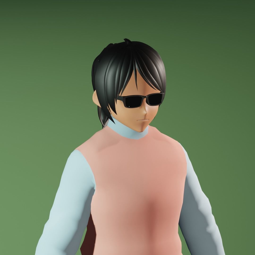 3d NFT Characters - Series CVII Low-poly 3D model_2