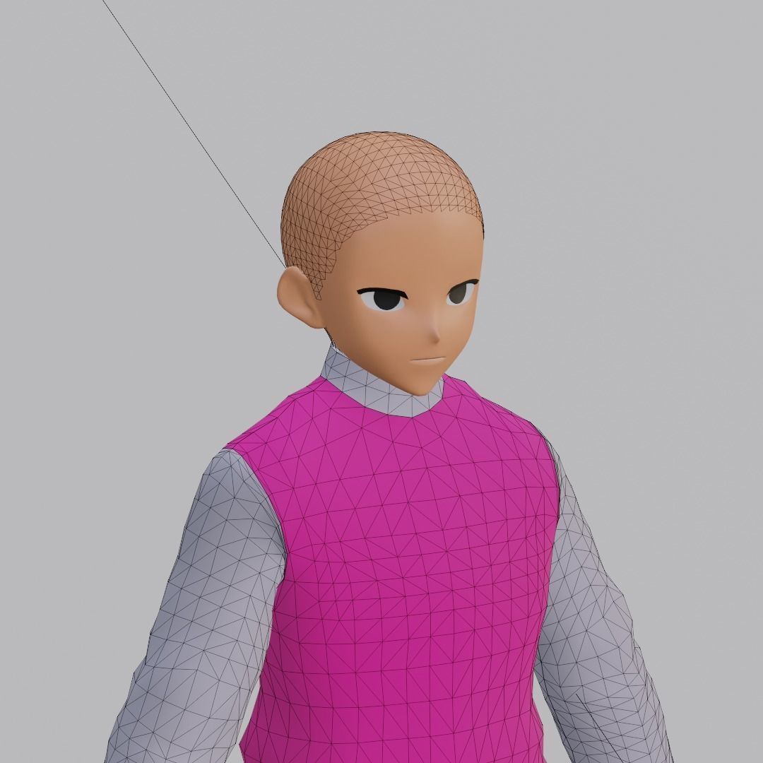 3d NFT Characters - Series CVII Low-poly 3D model_6