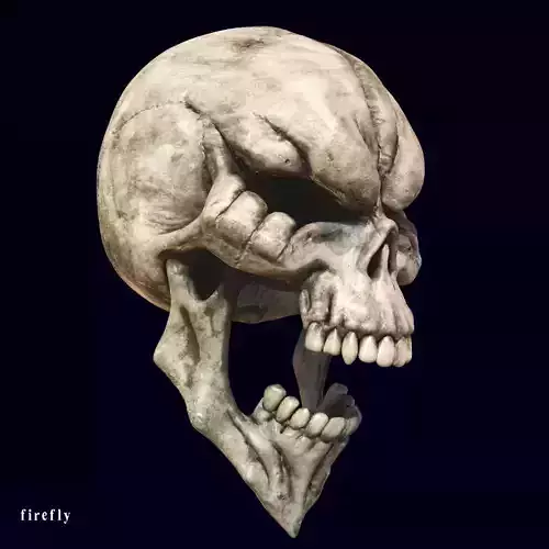 King of the Dead Skull 3D model