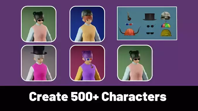 3d NFT Characters - Series CX