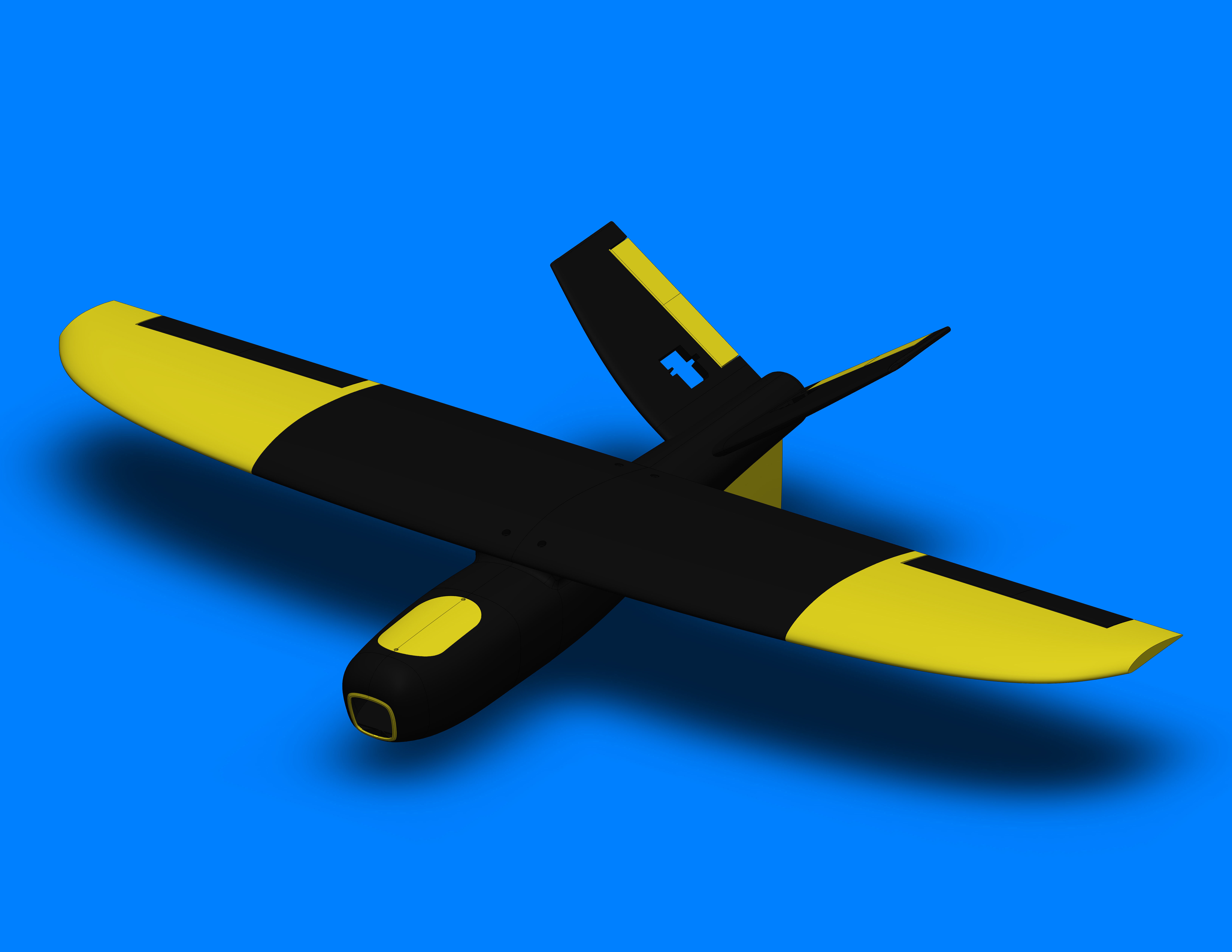 RC MINI FPV PLANE 3D print model_8