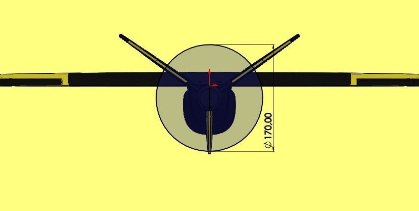 RC MINI FPV PLANE 3D print model_5