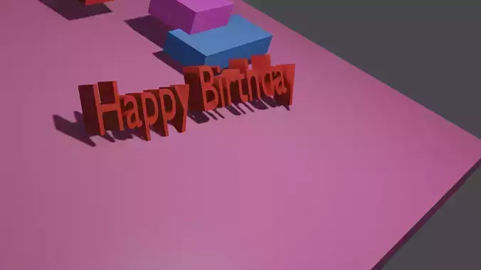 Happy Birthday animation